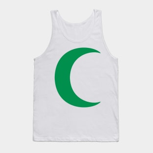 half moon (green) Tank Top